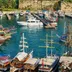 Antalya sahili ve Kaleiçi limanı, restoranlar için QR menü hizmet bölgesi